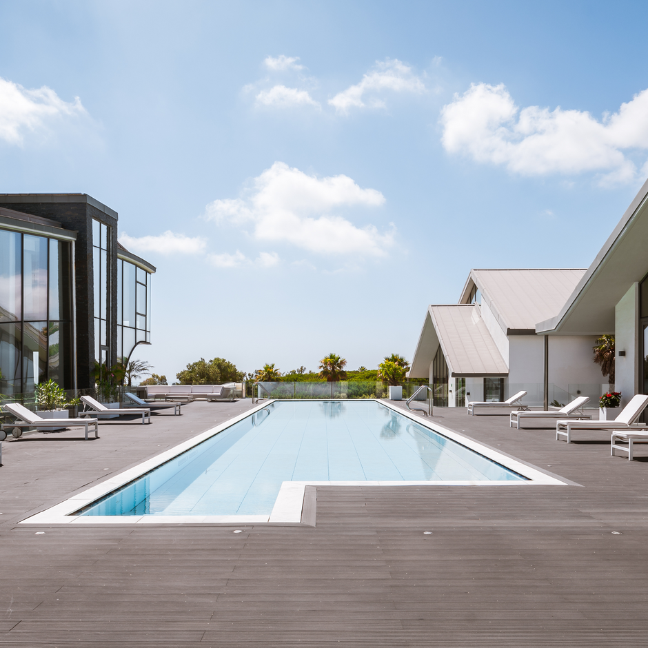 Image of Sea Recovery’s pool area — mental health rehab in Spain, near Marbella, showcasing personalised care and serene surroundings.